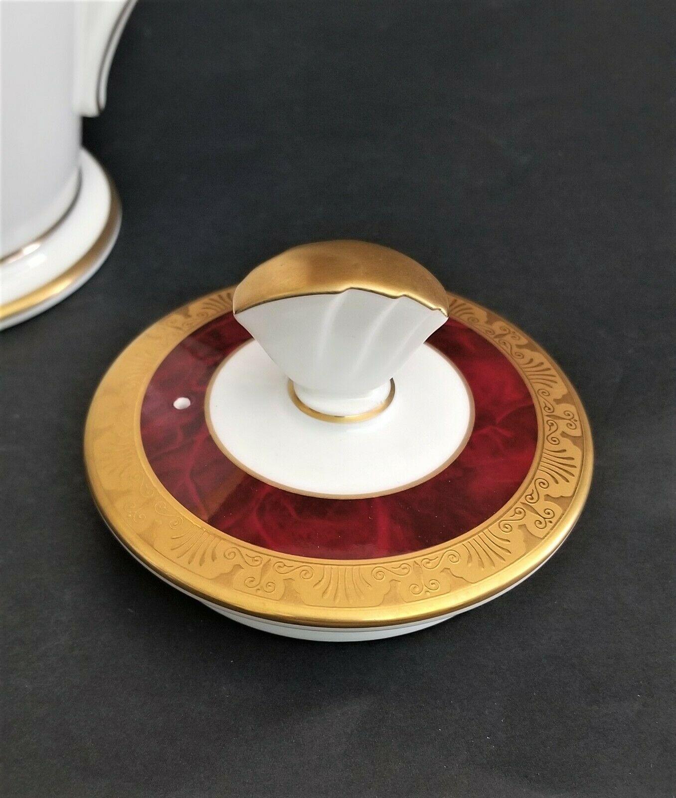 Porcelain Noritake Hemingway Bone China Coffee Tea Pot with Lid