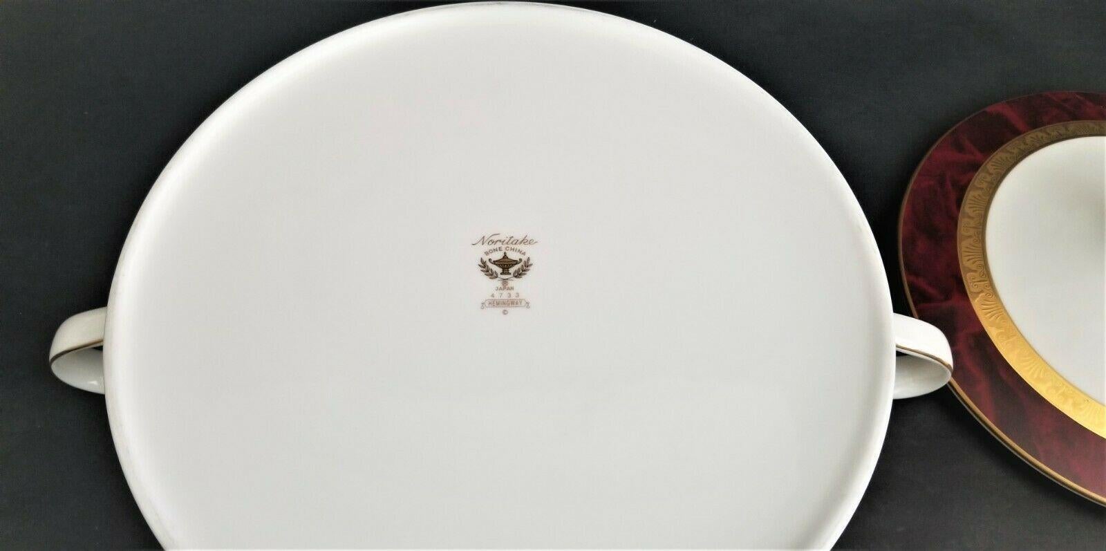 Noritake Hemingway Bone China Covered Vegetable Casserole Dish Very Rare! 1