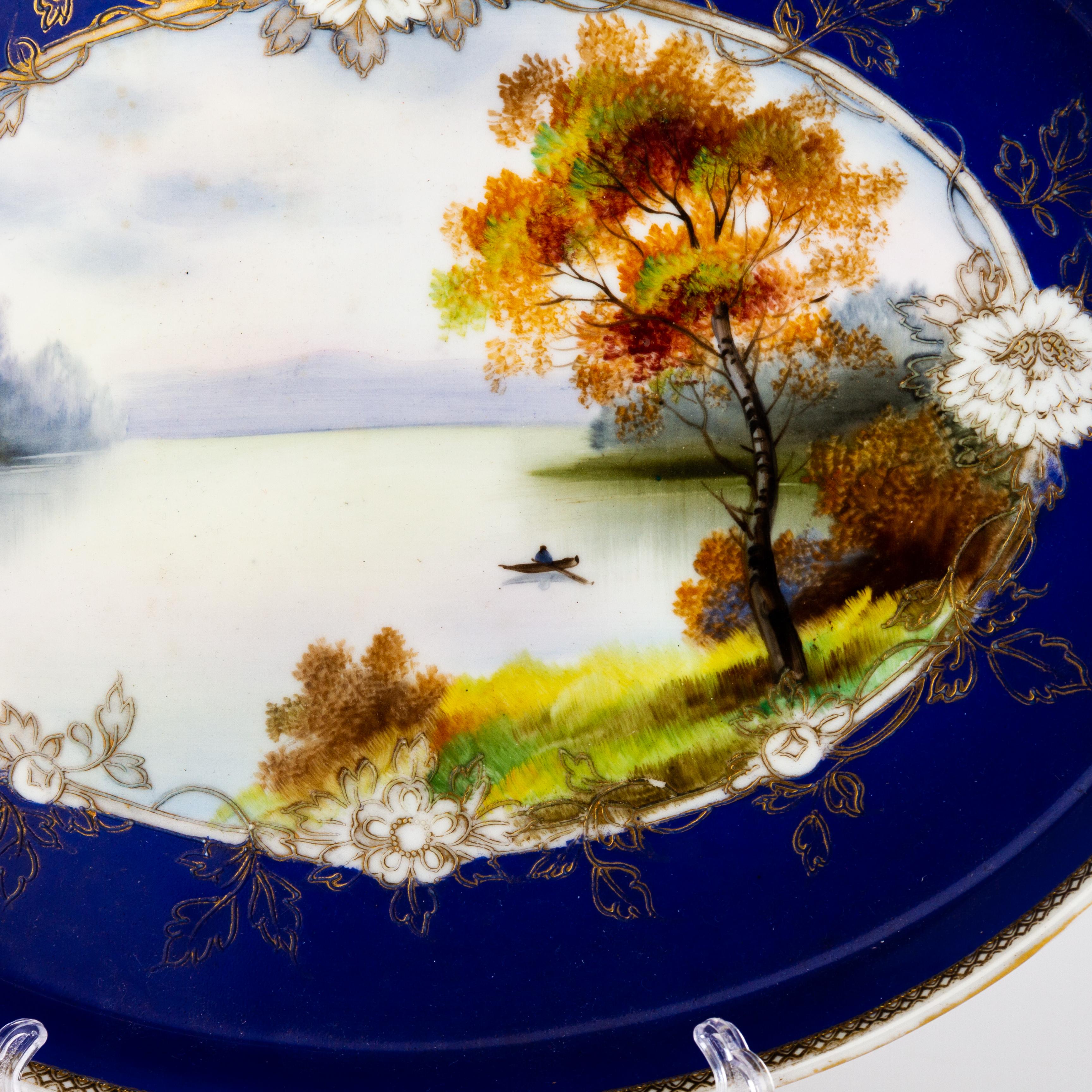 Noritake Japanese Art Deco Porcelain Oval Tray Plate
Good condition
Free international shipping.