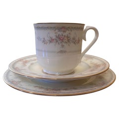 Noritake Linda Tea Cup Trio Set
