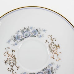 Saucière Noritake Mentone en or bleu et blanc