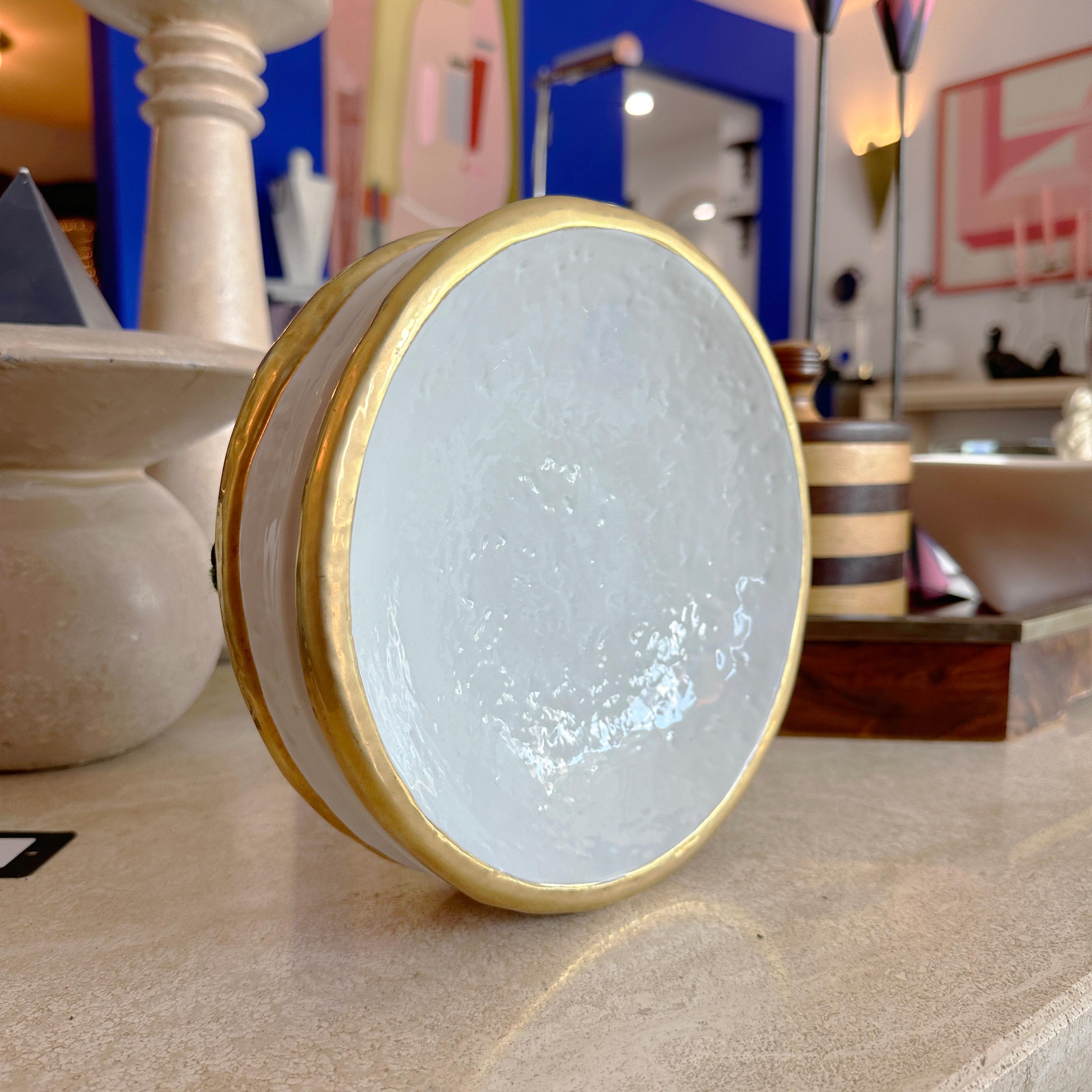 Noritake Porcelain Ceramic Catchall Vide-Poche by Edoardo Tasca In Good Condition For Sale In Westfield, NJ