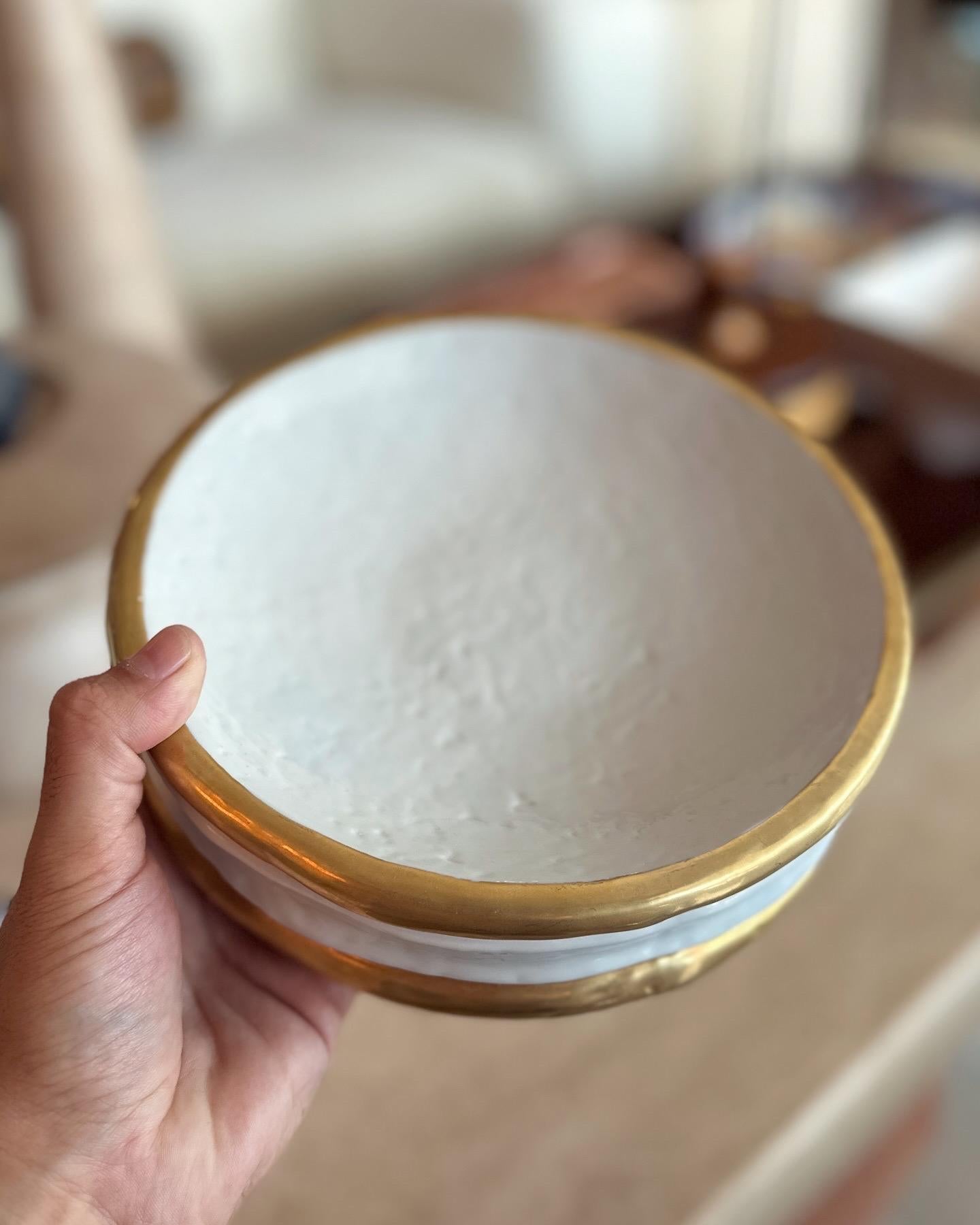 20th Century Noritake Porcelain Ceramic Catchall Vide-Poche by Edoardo Tasca For Sale