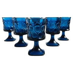 Noritake Spotlight Blue Wine Goblets - Set of 6