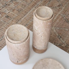 Norm Beige, Travertino, Vaso, Piatto, Decorazione, Centrotavola