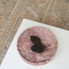 Norm Pink, Travertine, Vase, Plate, Centerpiece, Decoration
