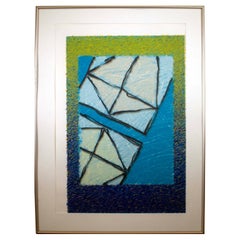 Norm Stewart Kopf an Kopf Signiert Contemporary 7-C Siebdruck 10/41 Gerahmt 1992