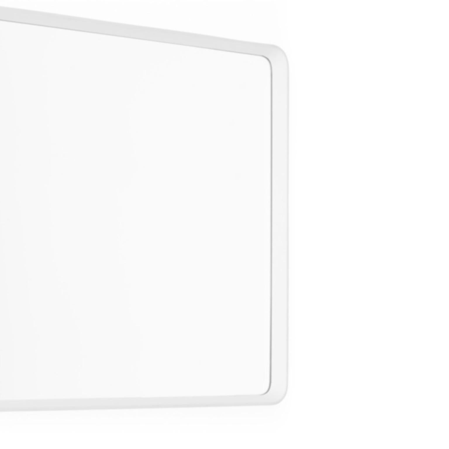 Scandinavian Modern Norm Wall Mirror, White For Sale