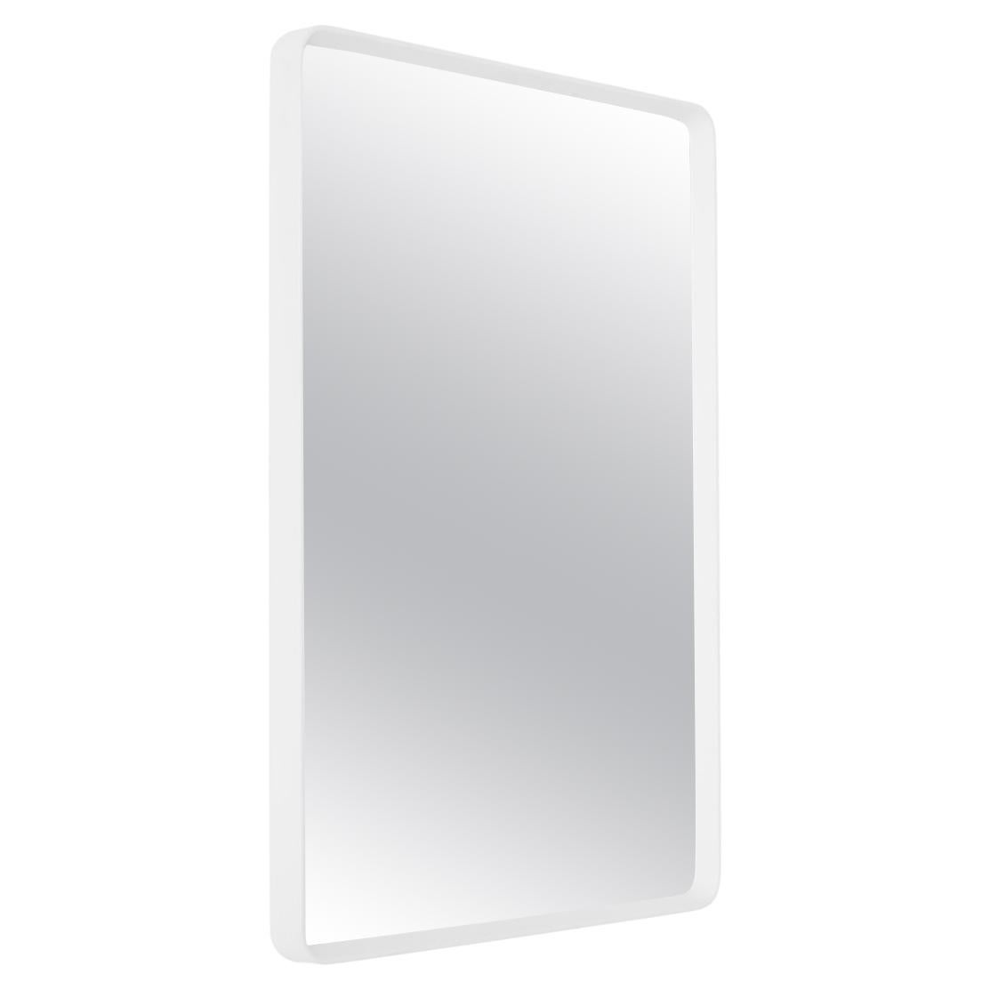 Norm Wall Mirror, White For Sale