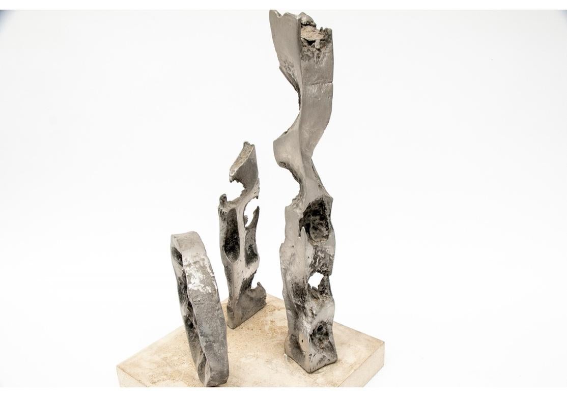 Dipinto Scultura astratta in alluminio fuso di Norma B. Flanagan 