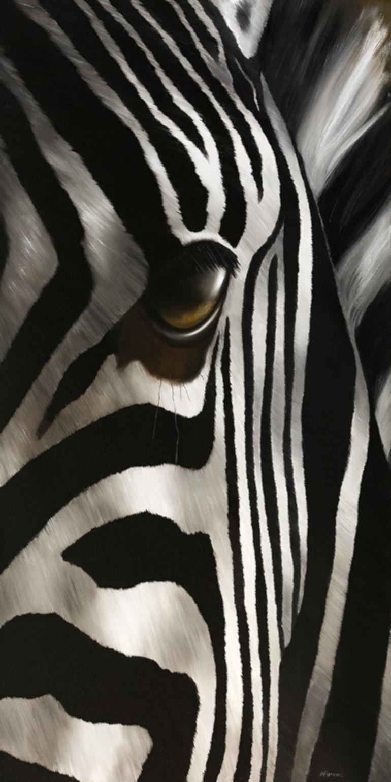 Norma Bessières Animal Painting - Zebra Elégant