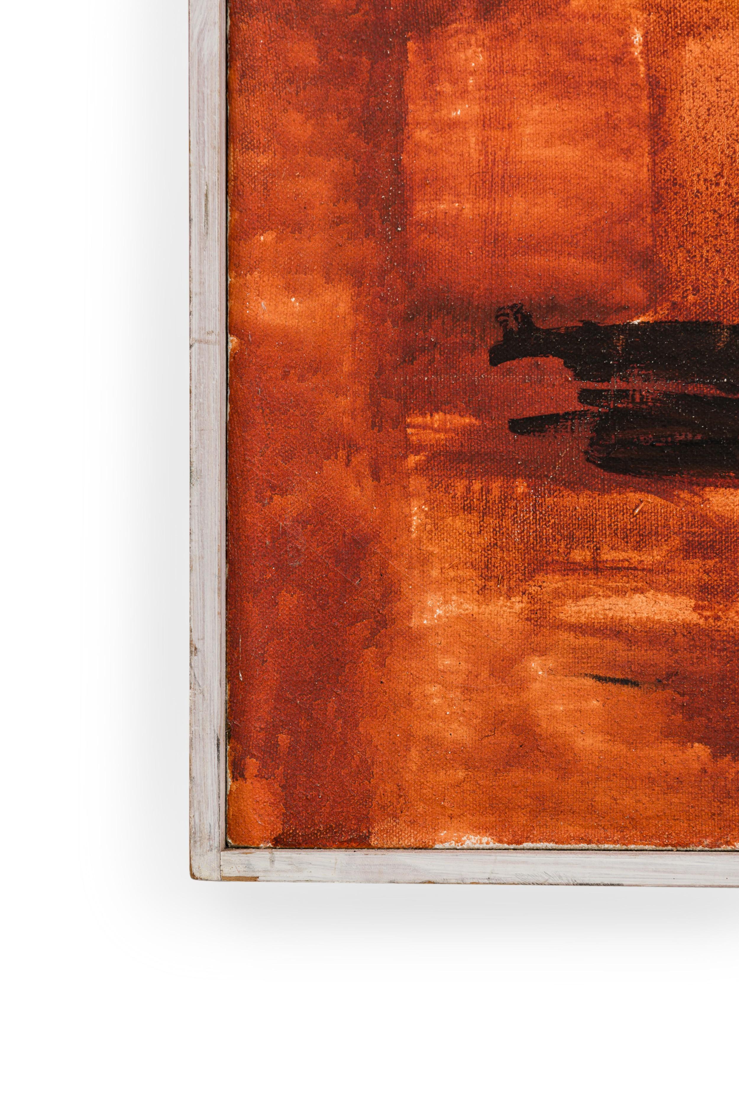 Norma Driscoll Gilmore American Contemporary Geometric Abstraction Oil on Canvas im Zustand „Gut“ im Angebot in Queens, NY