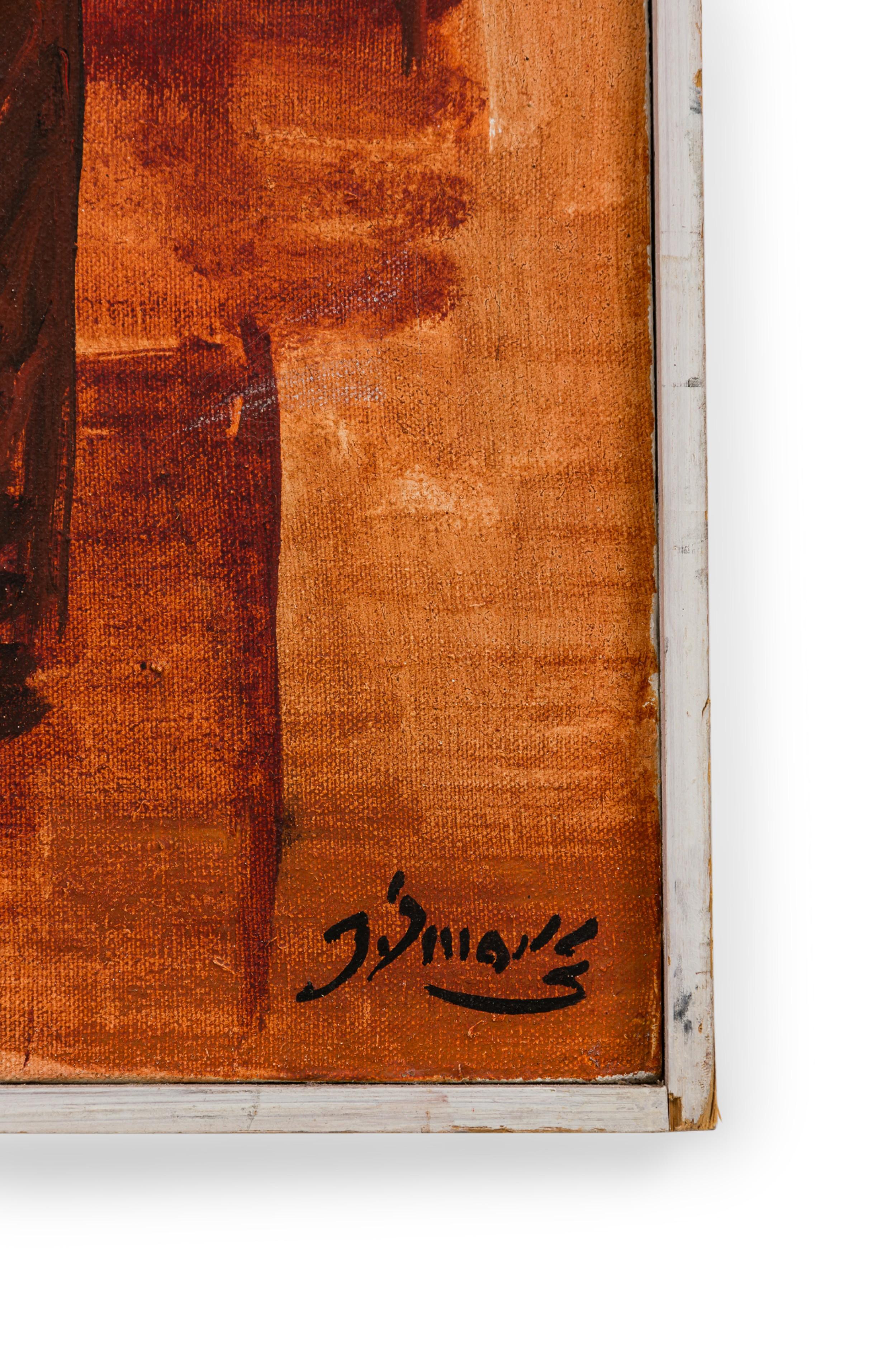 Norma Driscoll Gilmore American Contemporary Geometric Abstraction Oil on Canvas (20. Jahrhundert) im Angebot