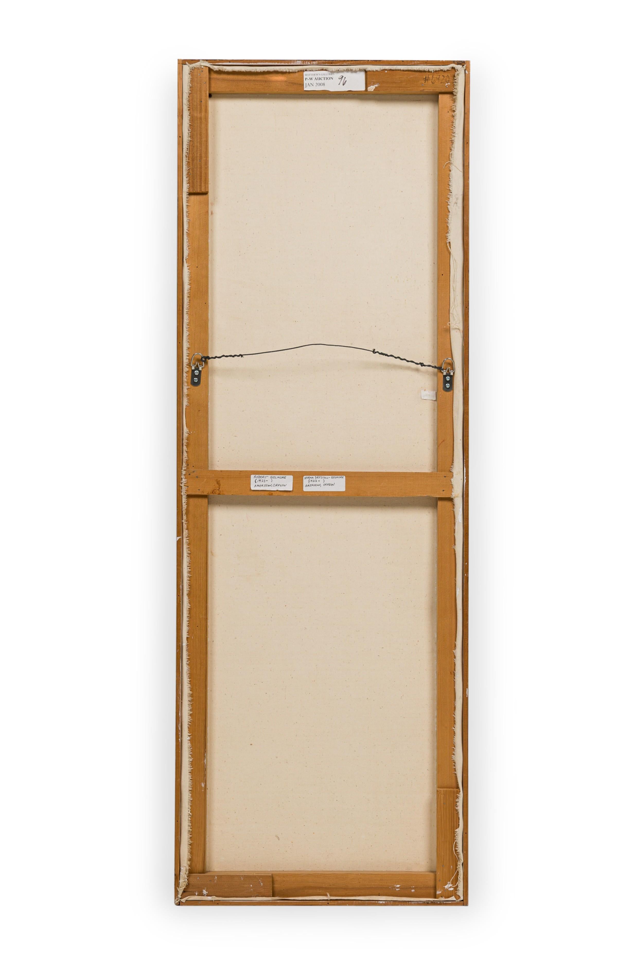 Norma Driscoll Gilmore American Contemporary Geometric Abstraction Oil on Canvas (Leinwand) im Angebot