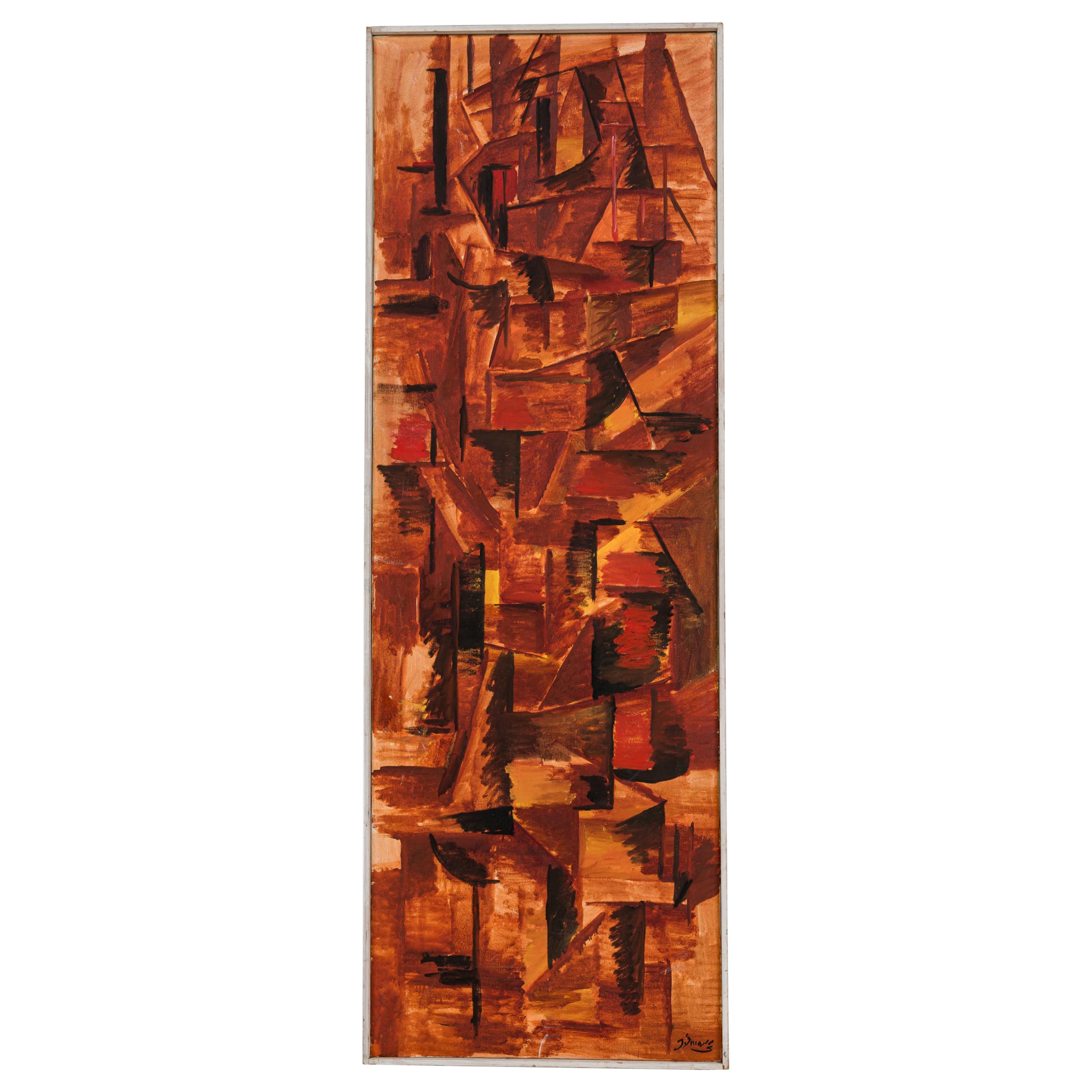 Norma Driscoll Gilmore American Contemporary Geometric Abstraction Oil on Canvas