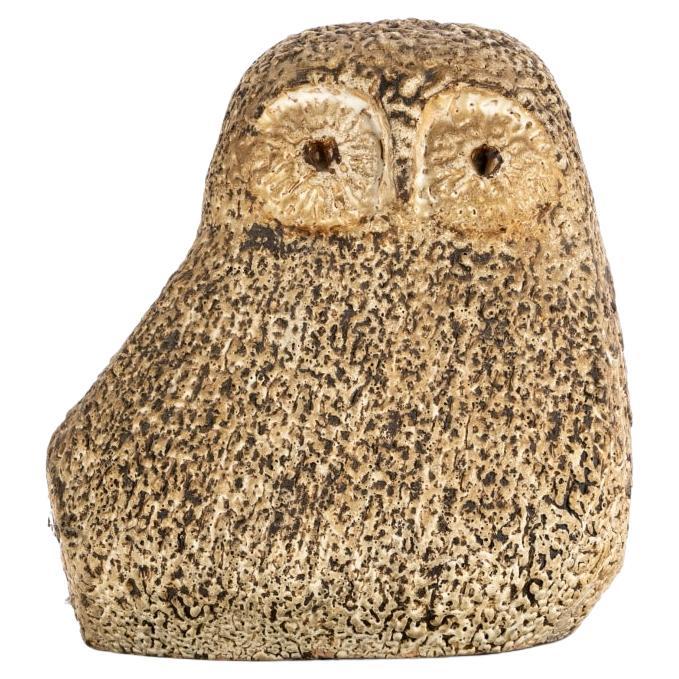 Norma Flanagan Mid Century Terracotta Owl Sculpture