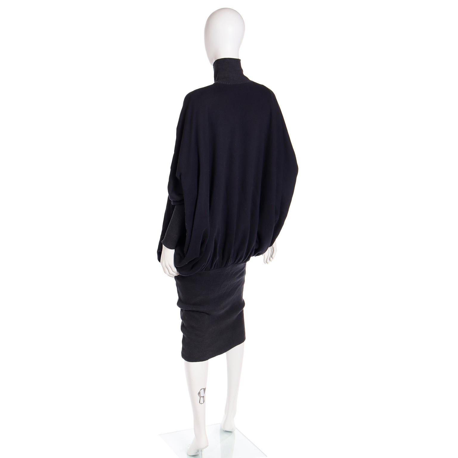 Women's Norma Kamali 1985 Vintage Sweatshirt Material Dress in the MET