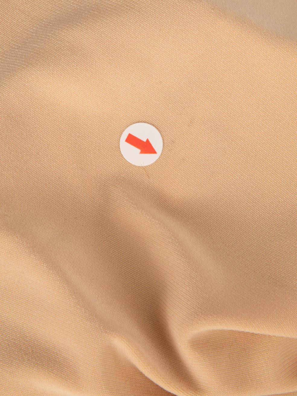 De las mujeres Norma Kamali Vestido beige drapeado hasta la rodilla Talla L en venta