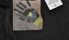 Norma Kamali Black "Avant-Garde" Extreme Hooded Collar, Bell-Sleeve Wrap Jacket