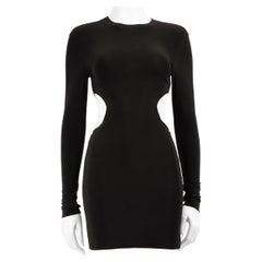 Norma Kamali Black Cut Out Dress Size XS