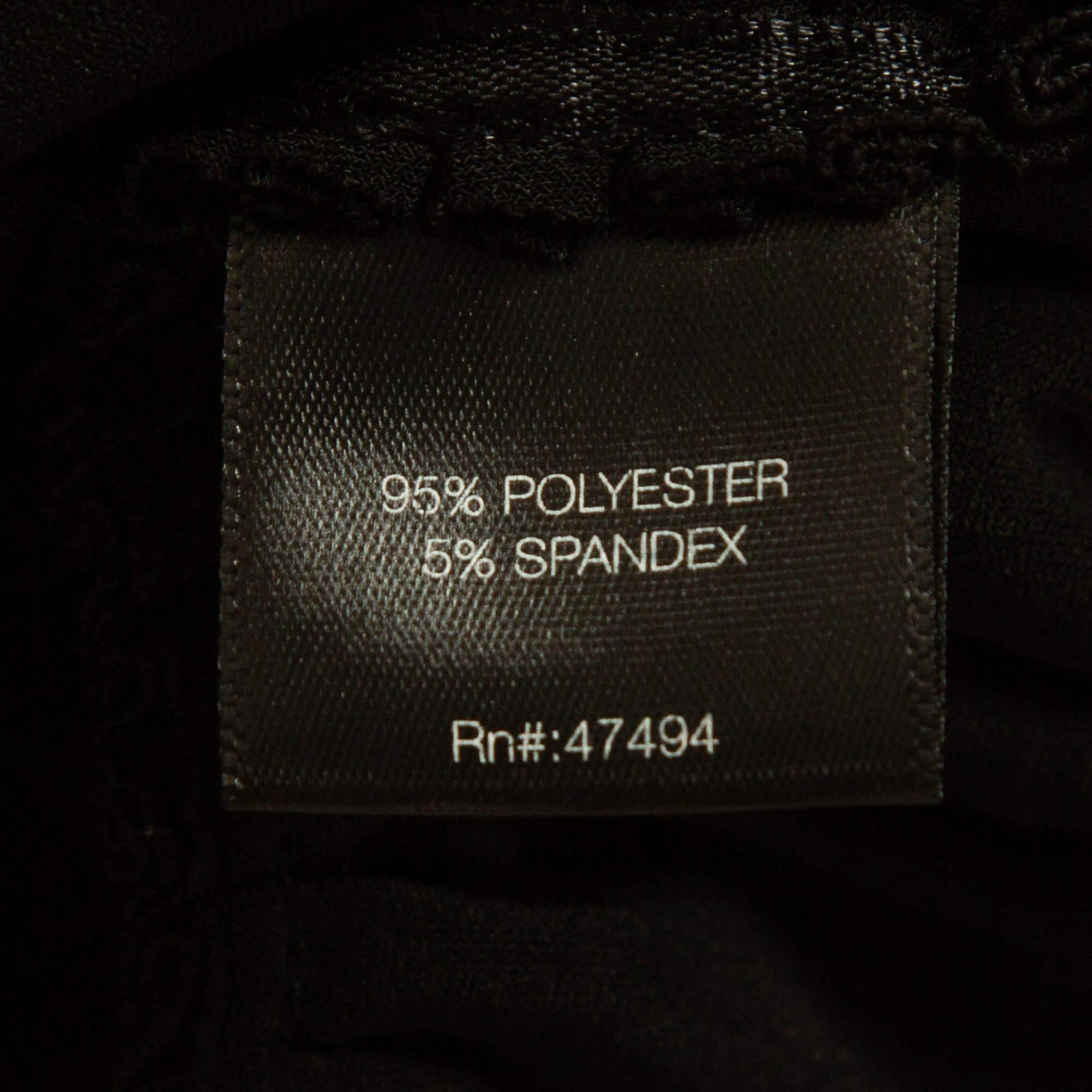 Norma Kamali Black Gathered Jersey Bill Mio Swimsuit XL 2
