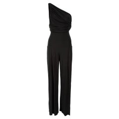Norma Kamali Black Stretch Trouser & Top Size XS