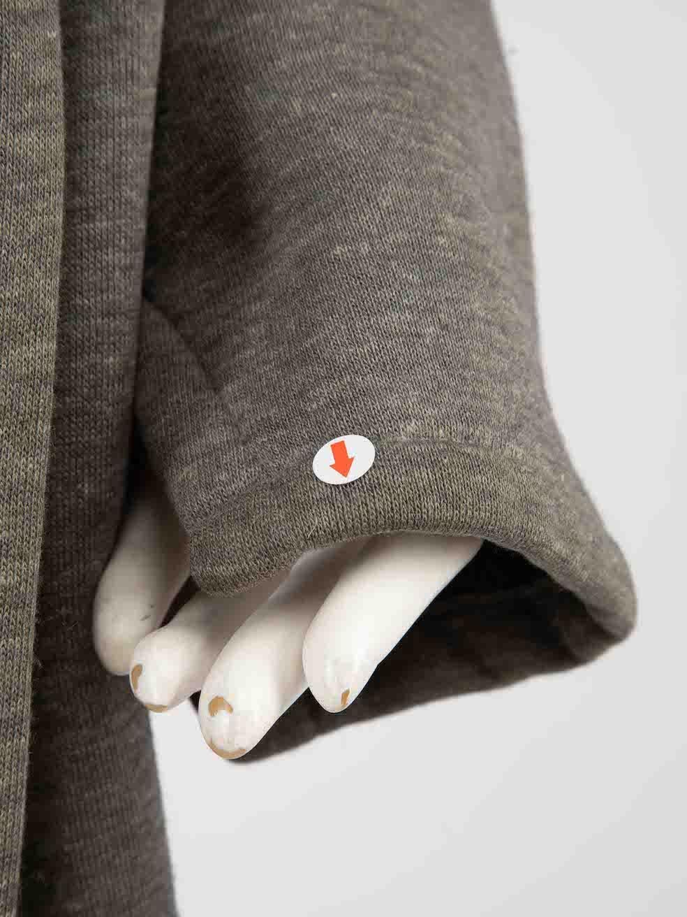 Manteau long gris surdimensionné Norma Kamali, taille M Bon état - En vente à London, GB