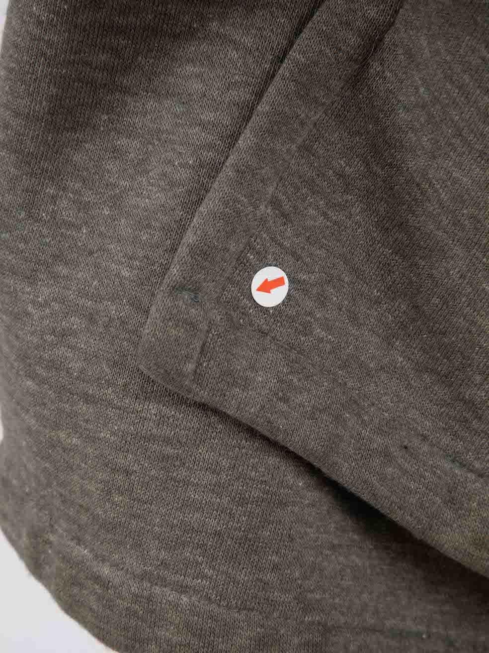 Manteau long gris surdimensionné Norma Kamali, taille M en vente 1
