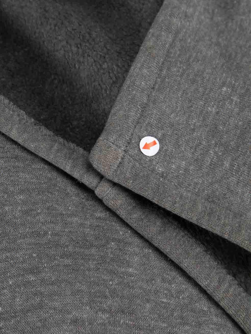 Manteau long gris surdimensionné Norma Kamali, taille M en vente 3