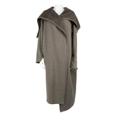 Norma Kamali Cappotto lungo oversize grigio taglia M.