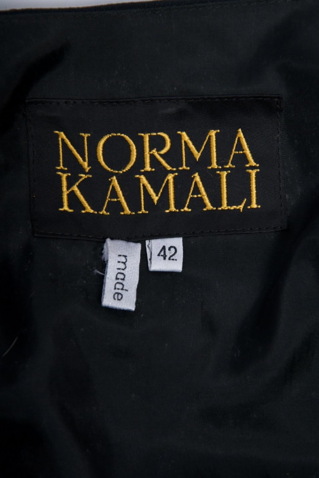 Norma Kamali - Jupe longue dos nu en vente 4