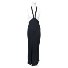 Norma Kamali Long Halter Skirt