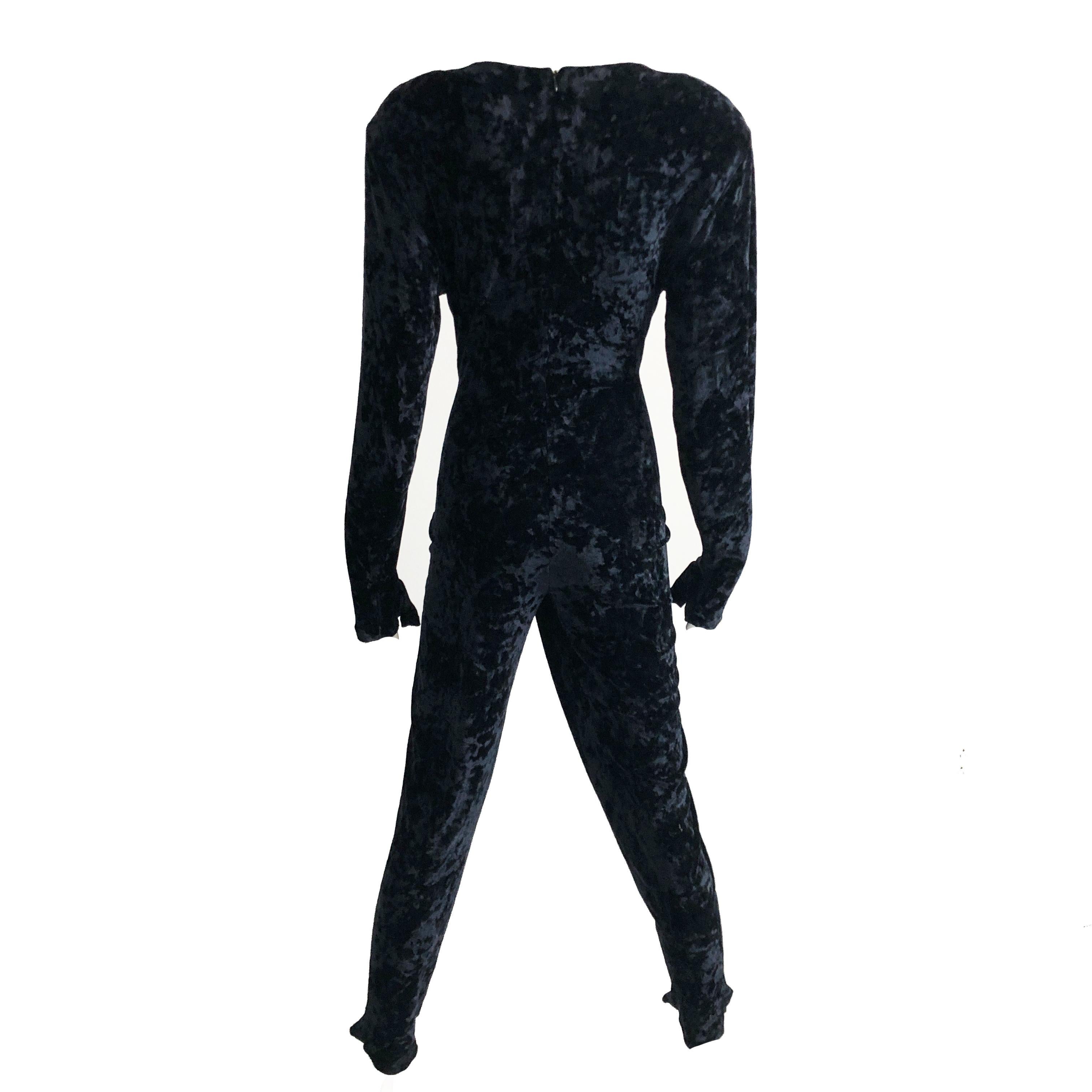 crushed velvet overalls