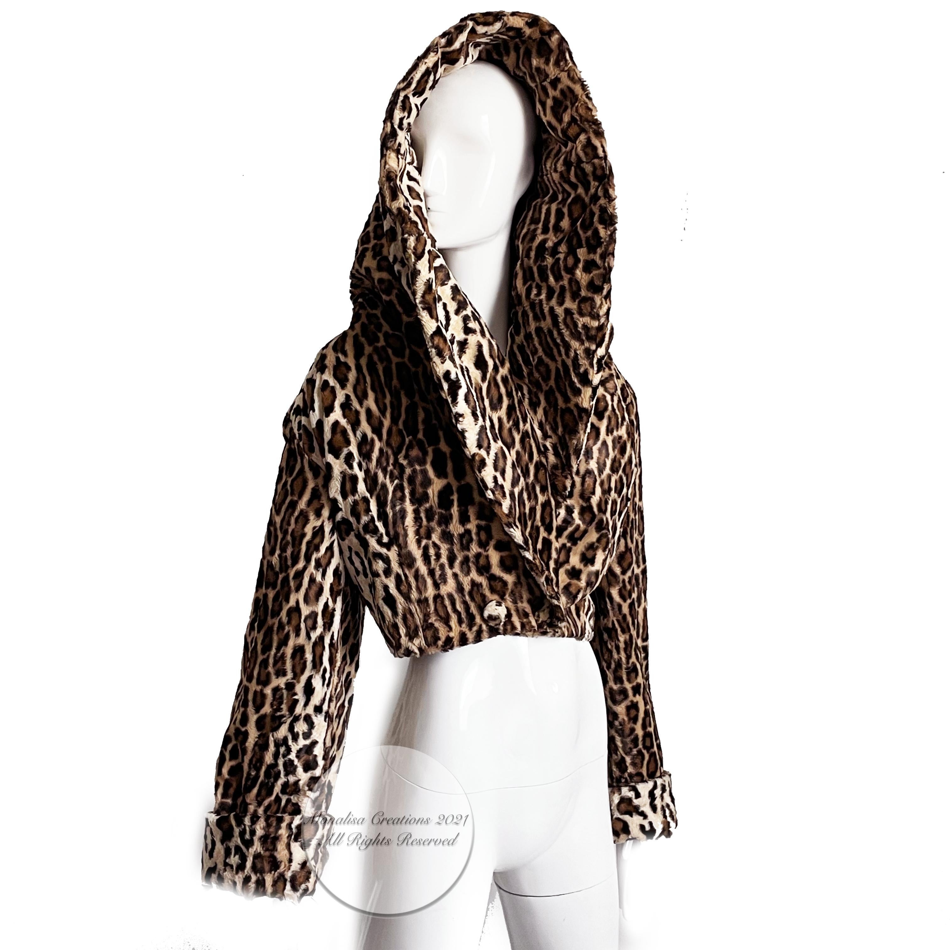 norma kamali leopard coat