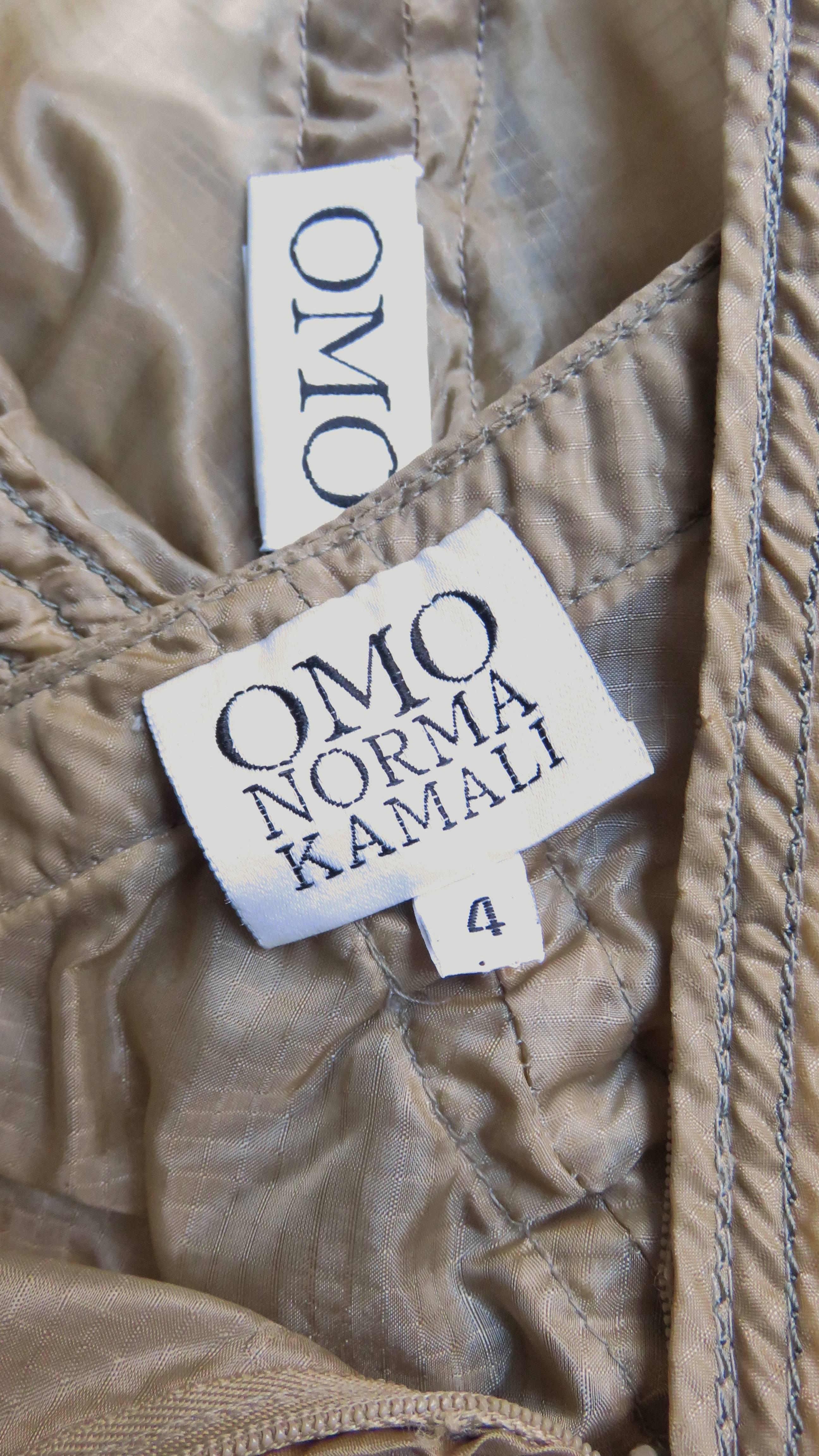 Norma Kamali Omo Adjustable Parachute Top and Skirt 1980s For Sale 5