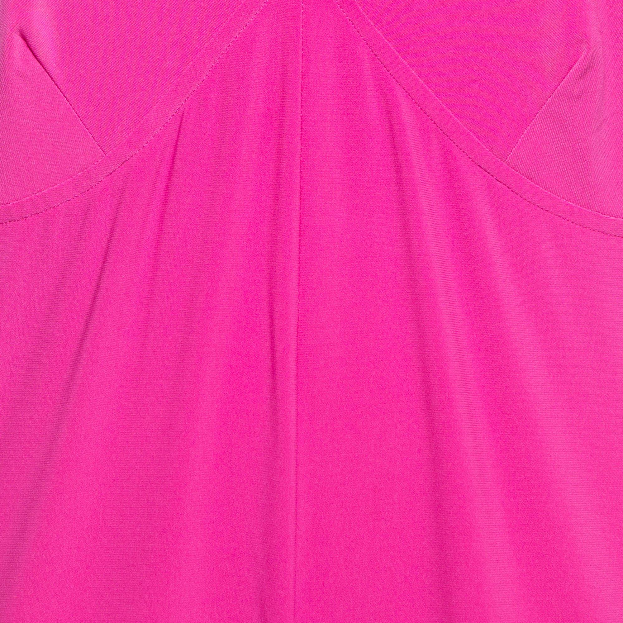Norma Kamali Mono de licra rosa L Rosa en venta