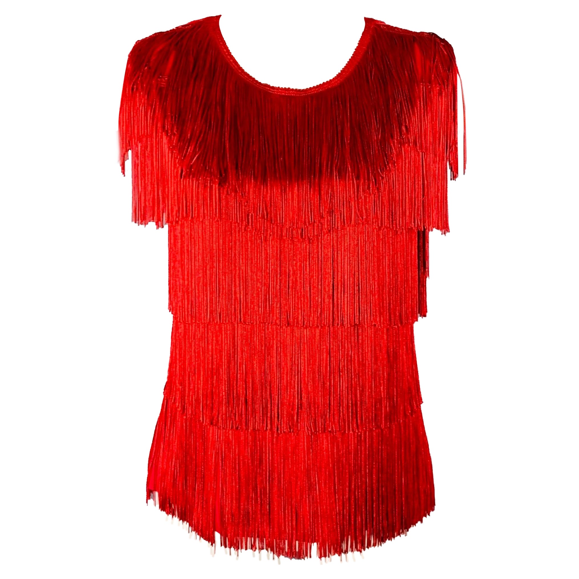 NORMA KAMALI Size M Red Polyester Blend Sleeveless Dress Top
