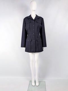 Norma Kamali Vintage Womens Blazer Jacket / Dress, 1980s