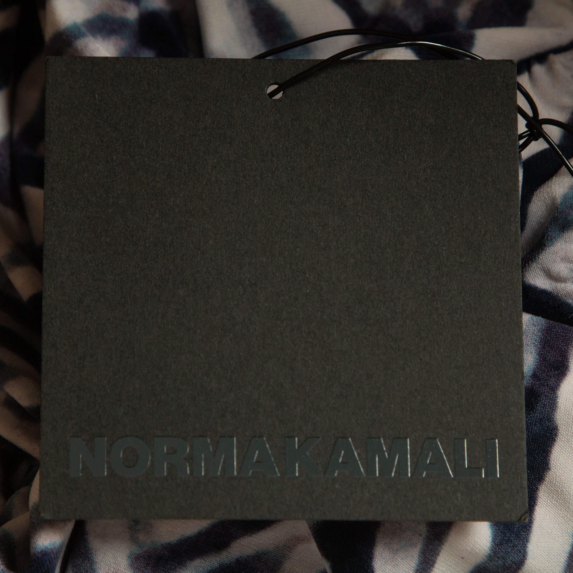 Norma Kamali, maillot de bain Bill Mio blanc imprimé zébré à chevrons XL Pour femmes en vente