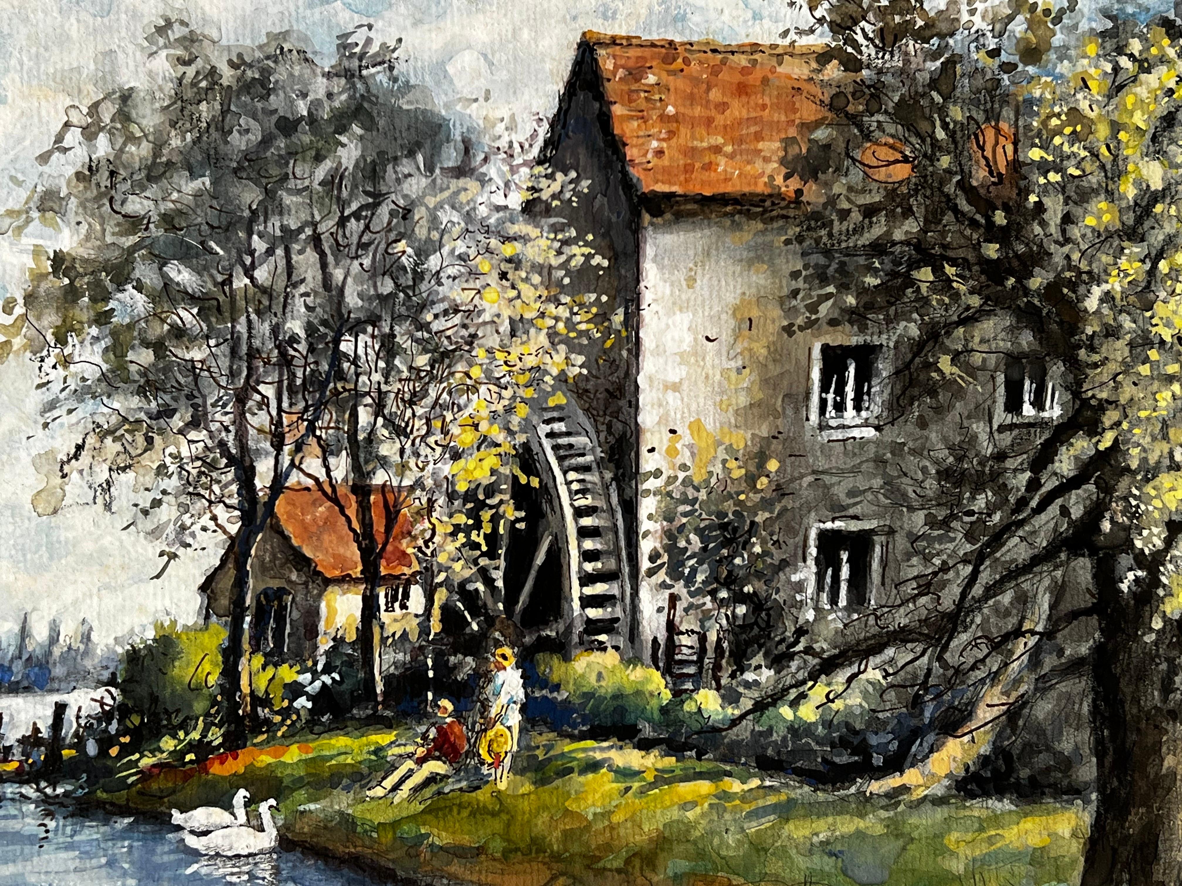 old cottage paintings
