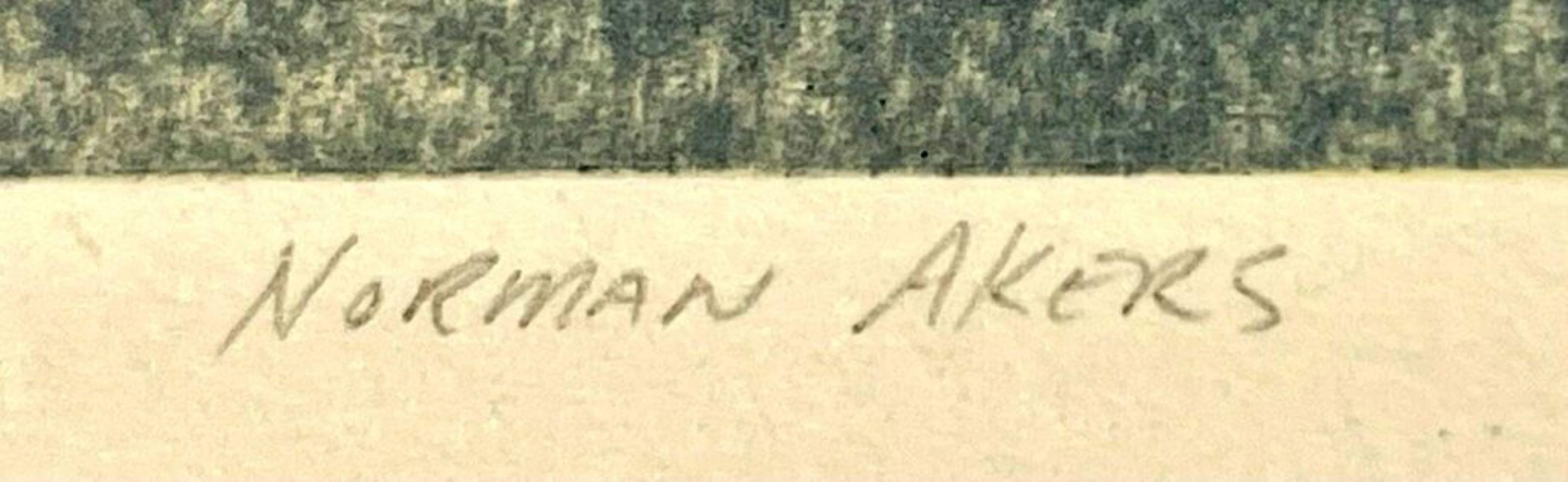 Monotype unique signé de la célèbre artiste amérindienne (Osage Indians) en vente 1