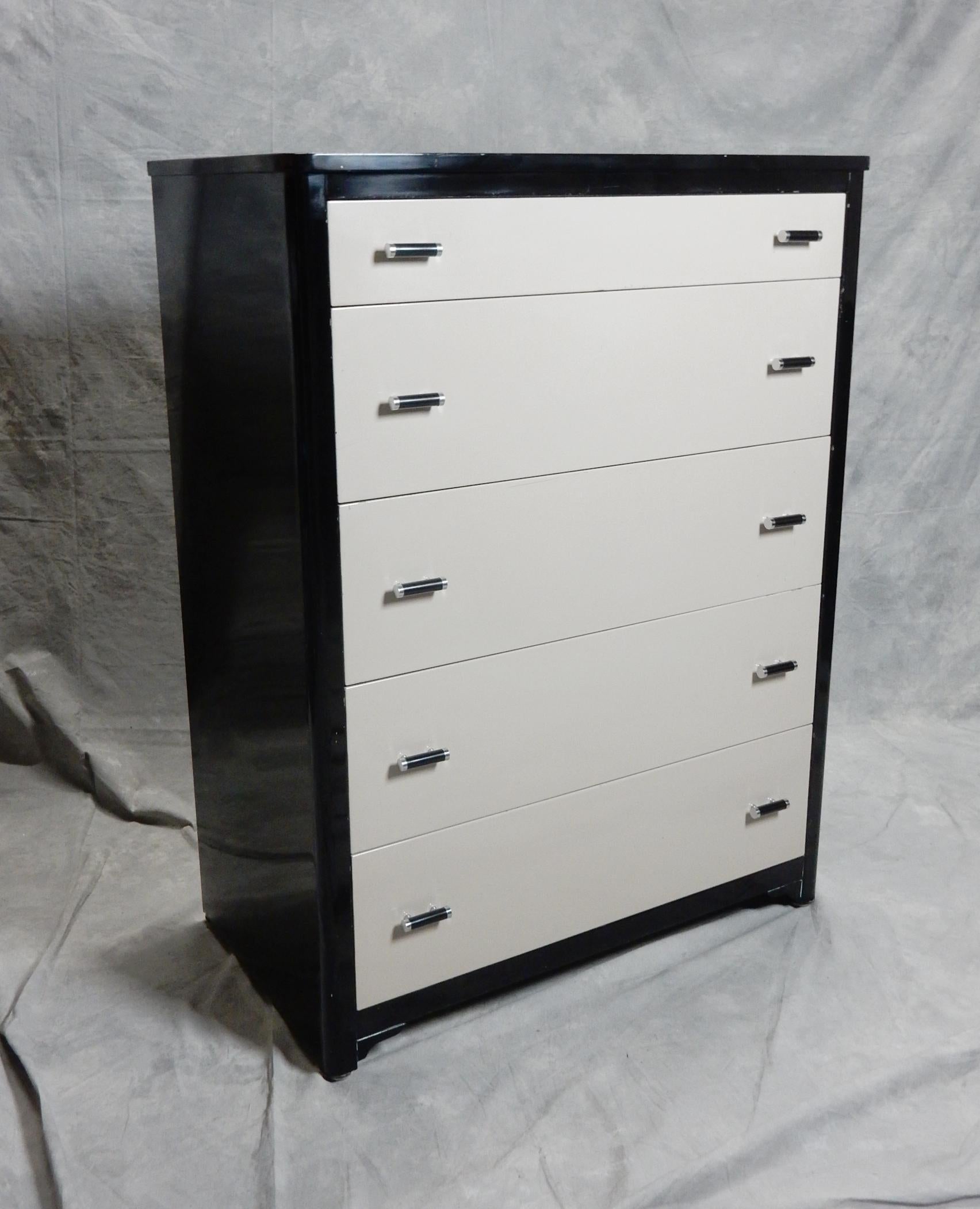 Norman Bel Geddes Design Streamline Chest of Drawers 1934 Simmons 1