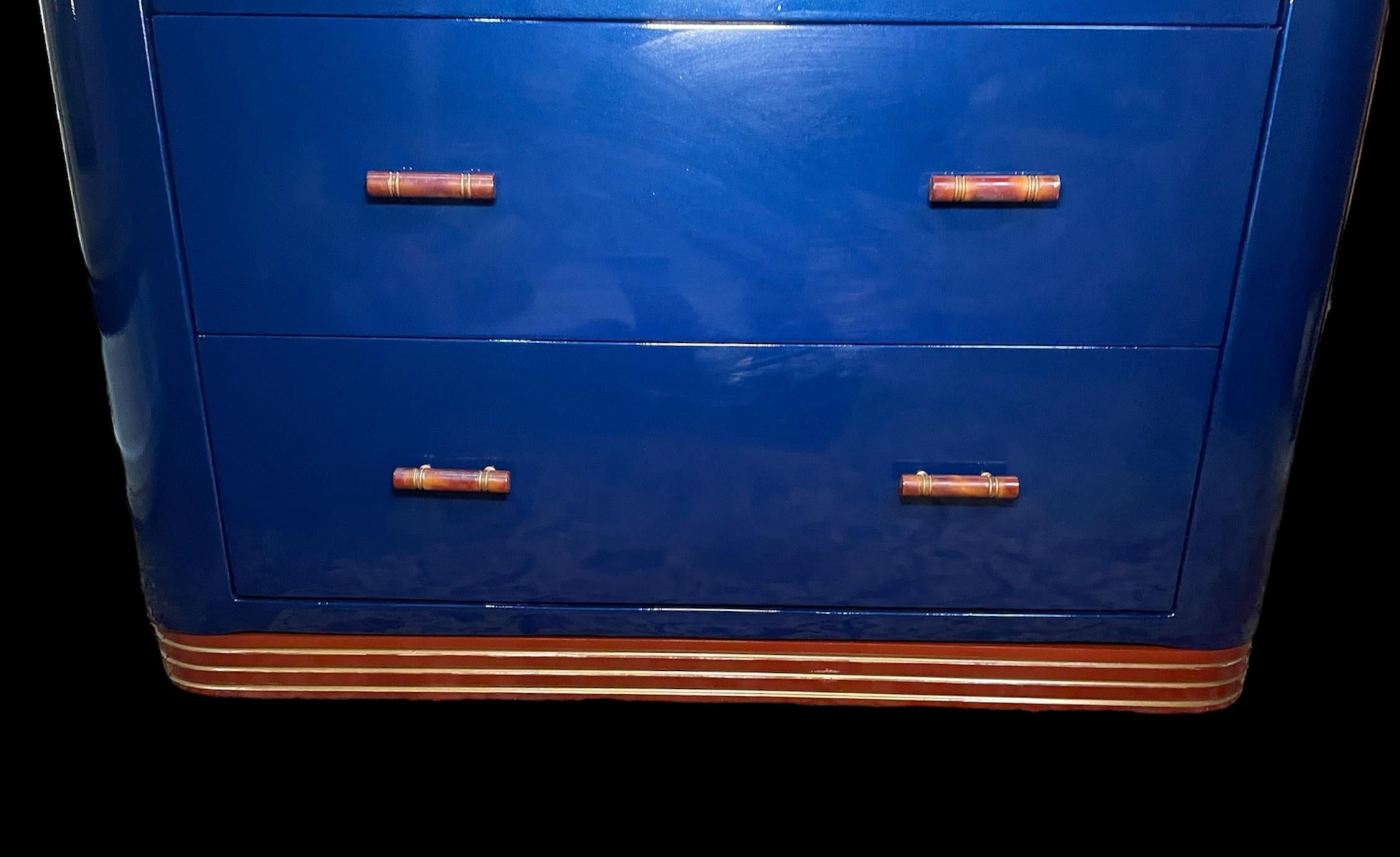 Steel Norman Bel Geddes for Simmons Company Art Deco Dresser/Cabinet For Sale