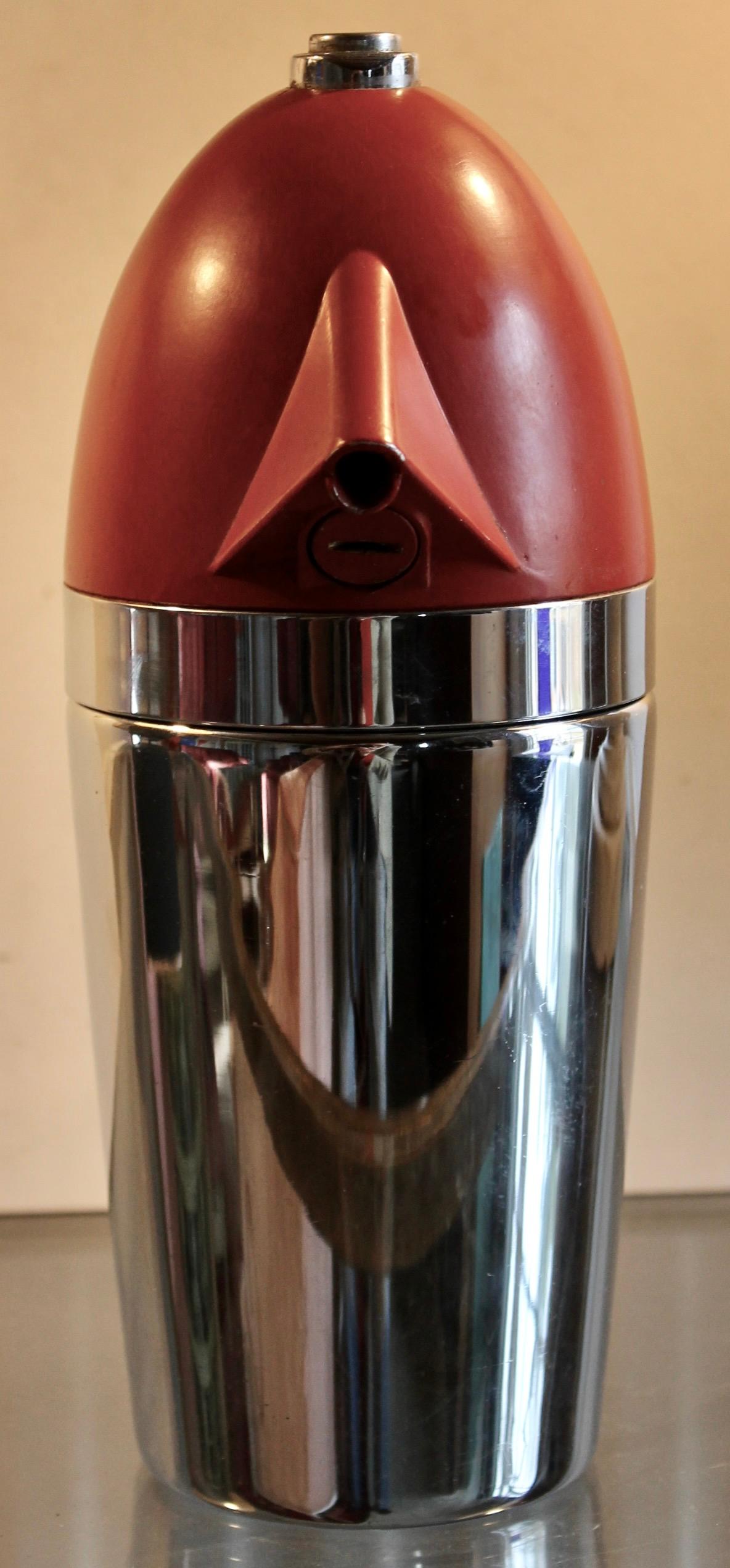 Norman Bel Geddes 'Soda King Syphon' Botella Máquina Edad Estadounidense en venta