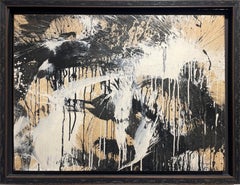 "Ohne Titel" Norman Bluhm, ca. 1960 Abstrakte Schwarz-Weiß-Komposition