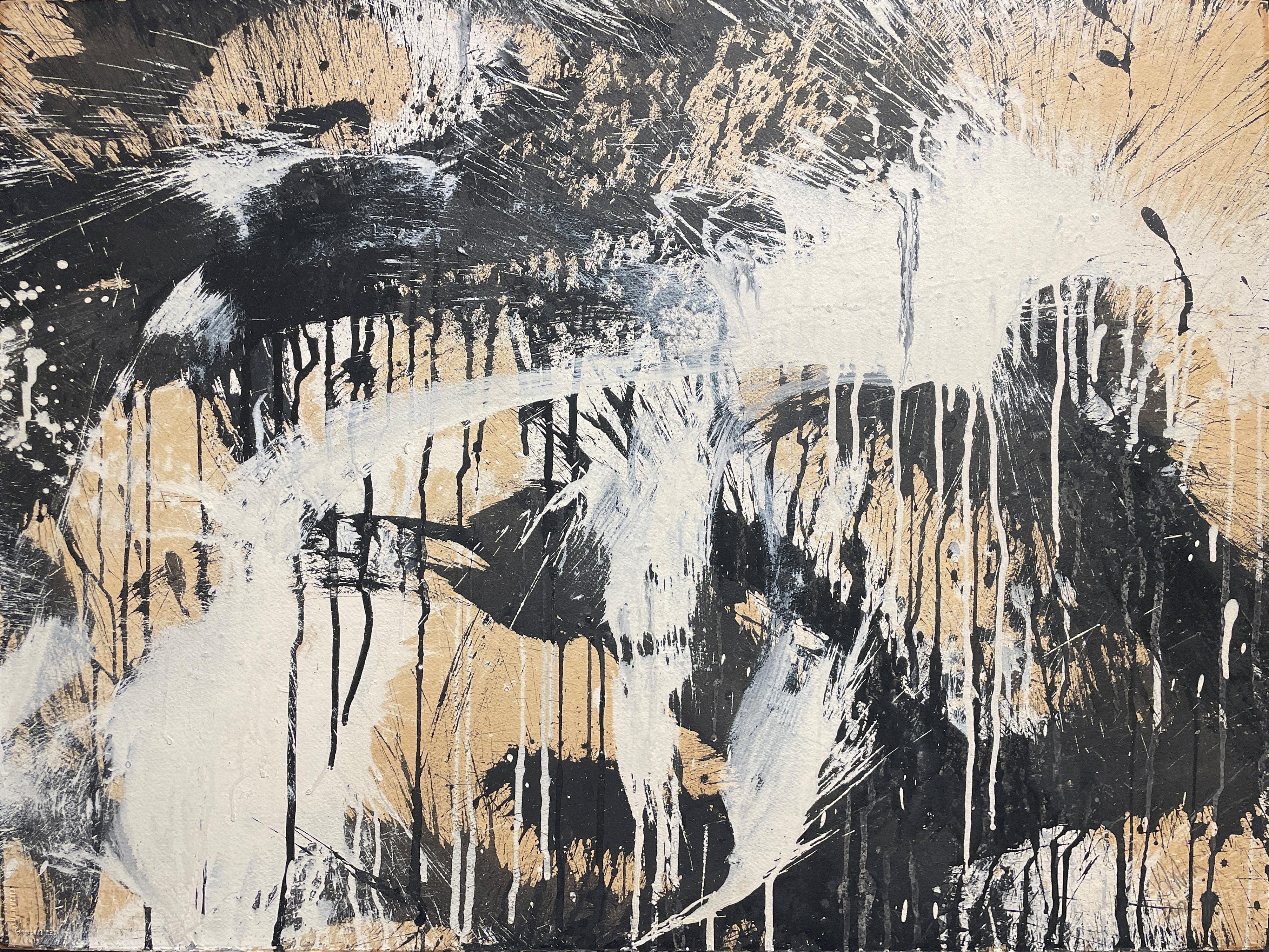 Norman Bluhm
Untitled, circa 1960
Signed lower right
Oil on paper laid down on board
22 x 30 inches


Norman Bluhm (1921-1999) was an American Abstract Expressionist celebrated for creating paintings with bold, energetic brushwork and colorful,