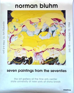 Norman Bluhm - Sieben Gemälde aus den 1970er Jahren Vintage Poster Offsetlithographie