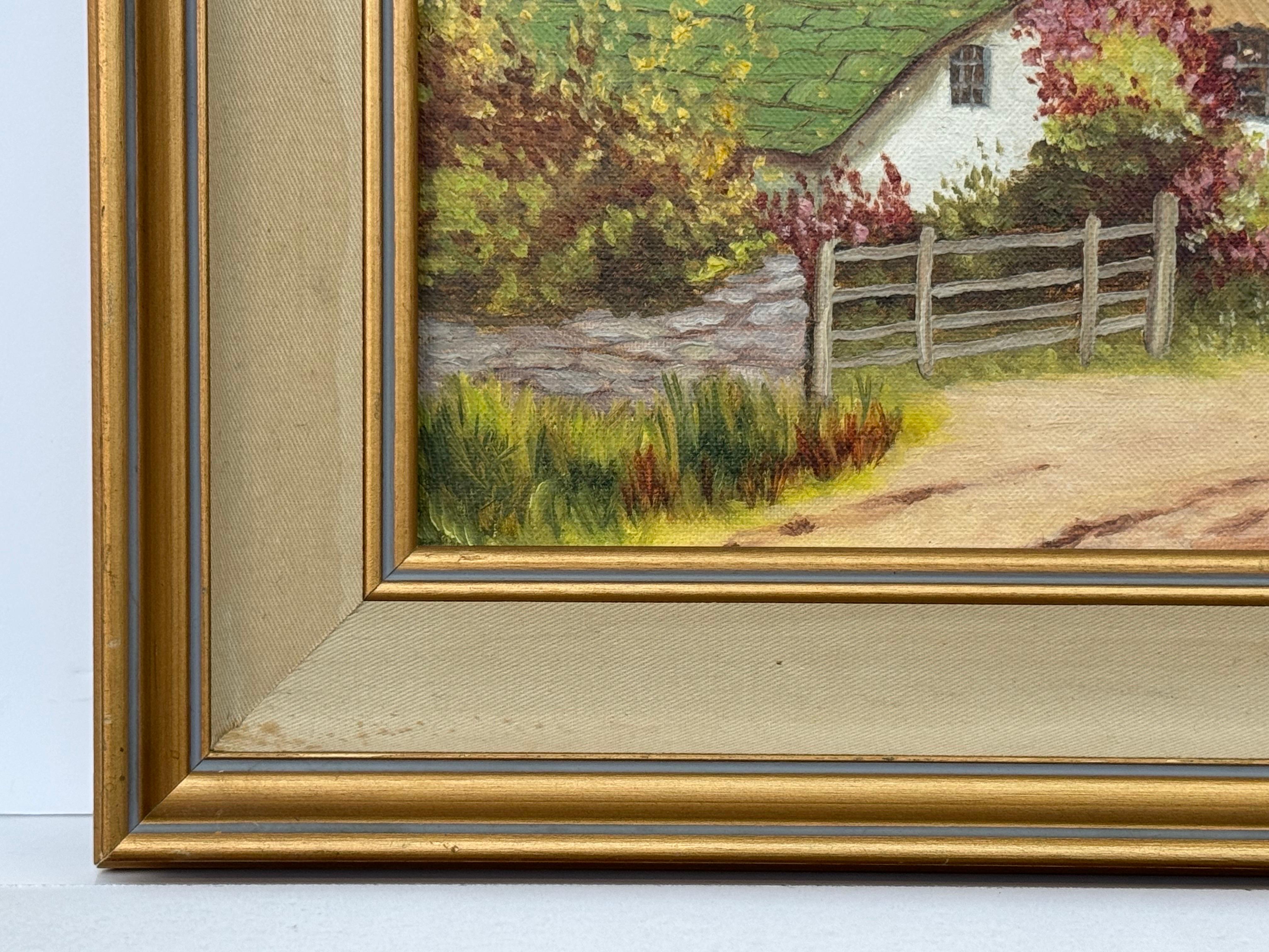 Gîte rural idyllique avec dame nourrissant des poules dans la campagne irlandaise 2