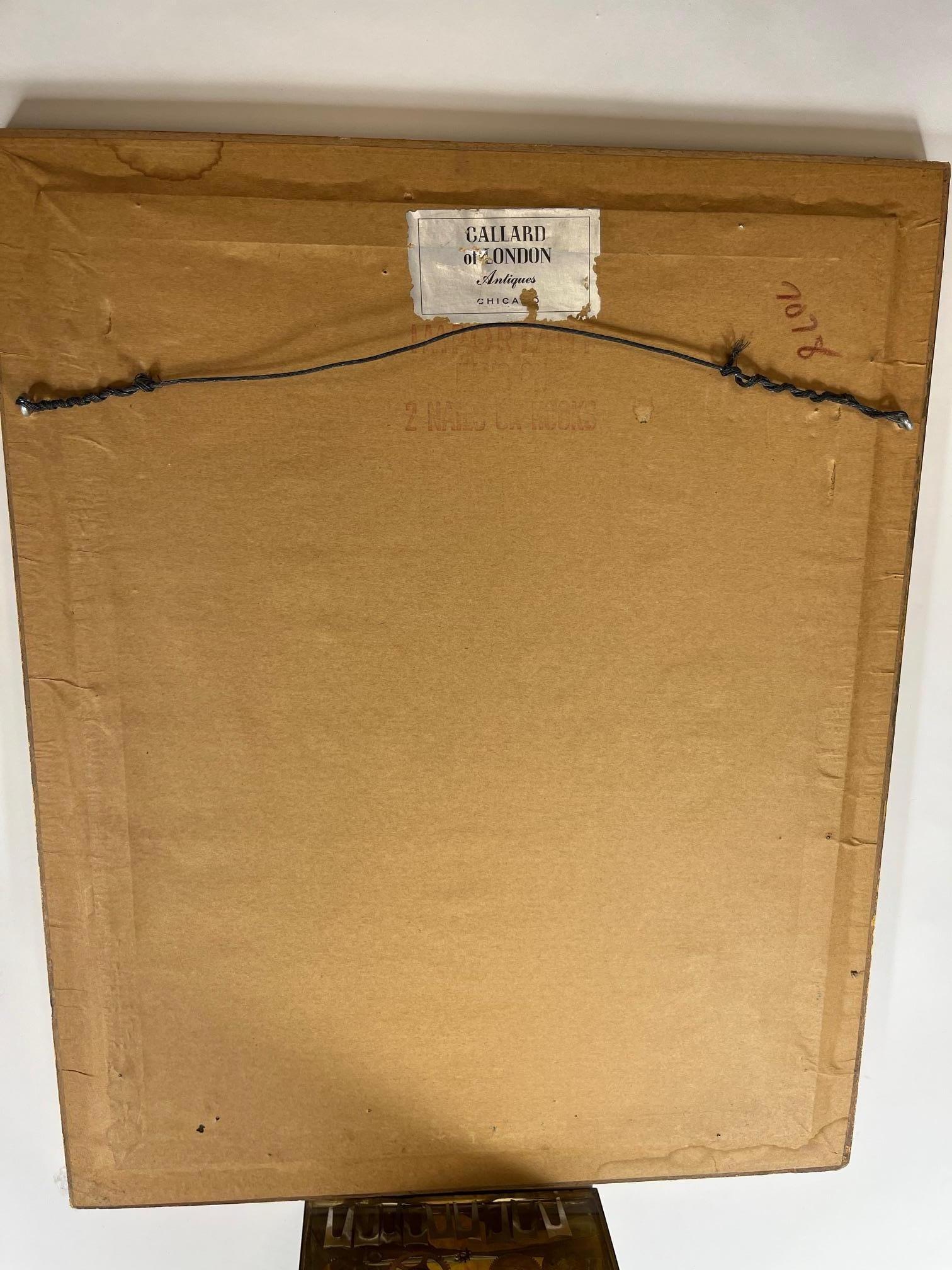 Norman C. Schwarzes surrealistisches Gemälde im Angebot 1