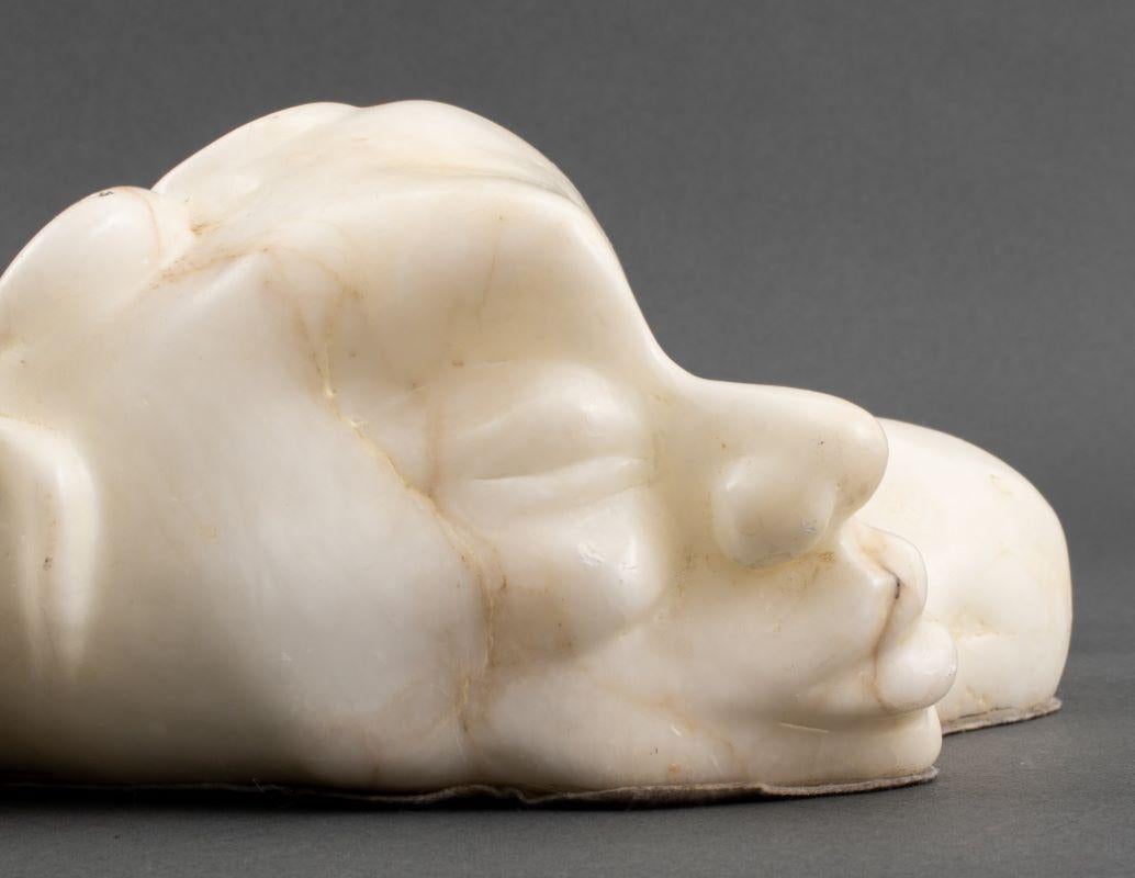 Norman Carton 'Grotesque Faces' Marble Sculpture For Sale 5